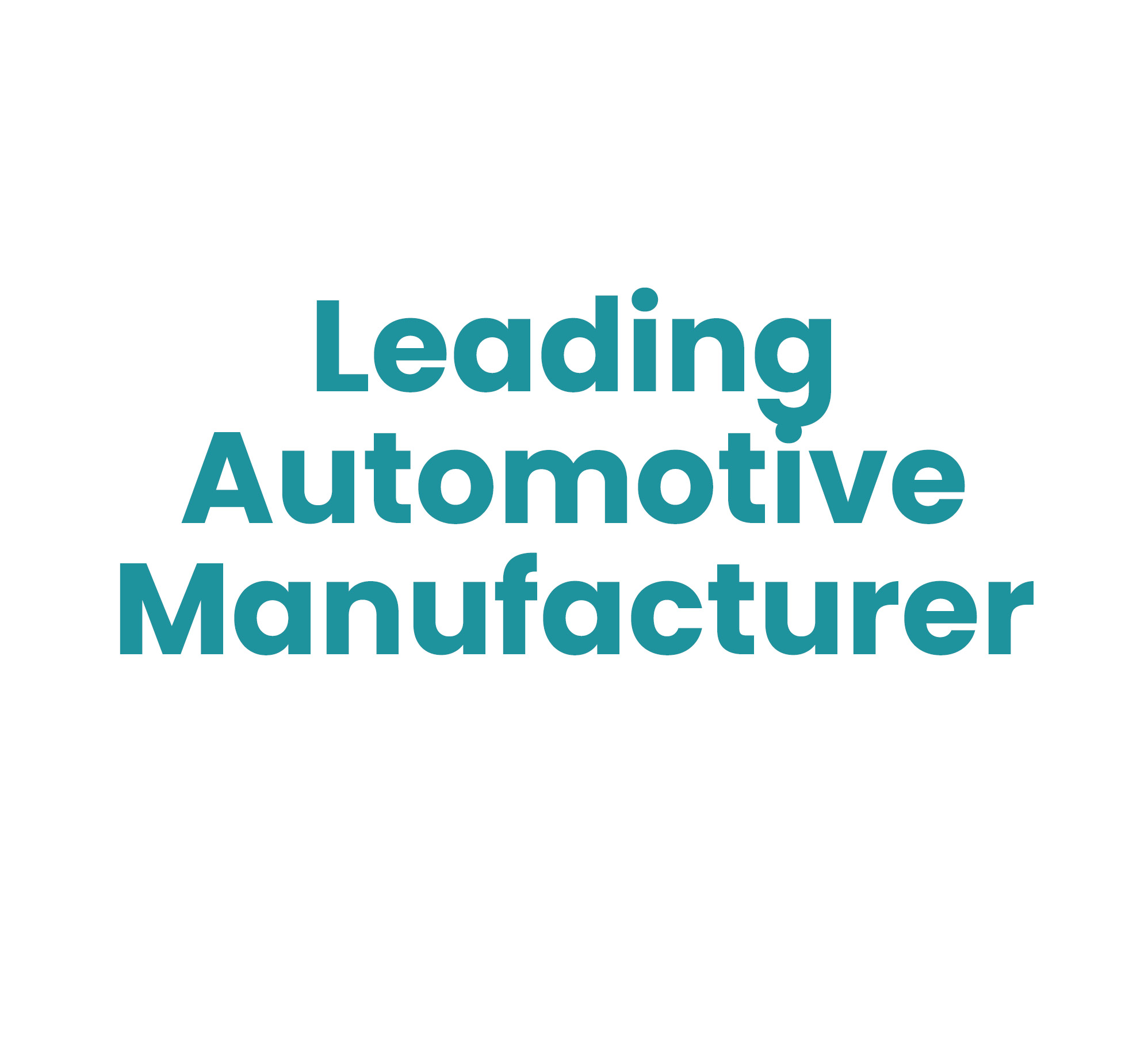 Leading Automotive Manufacturer